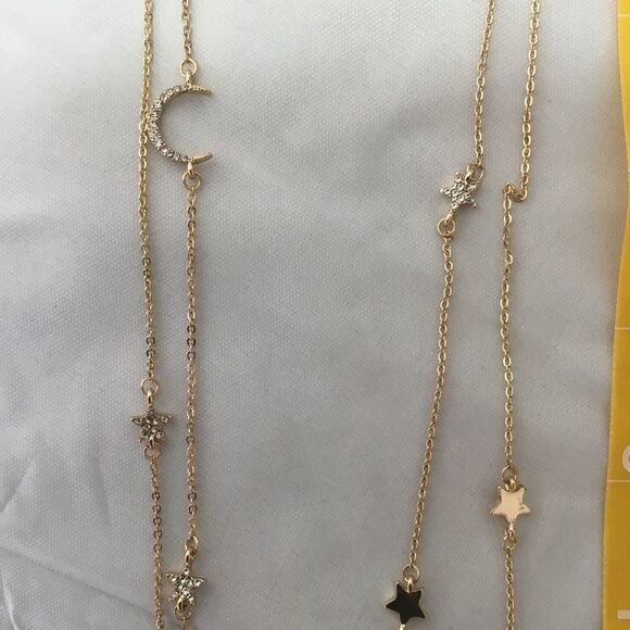BP. Stars & Moon Layered Necklace (G1) - Picture 7 of 8